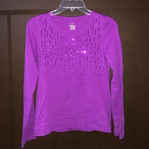 Sequin Long Sleeve Tee